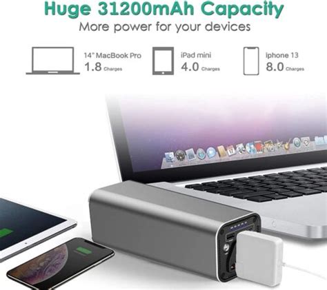 Portable Laptop Charger Ii Mah High Capacity Usb C Power Bank