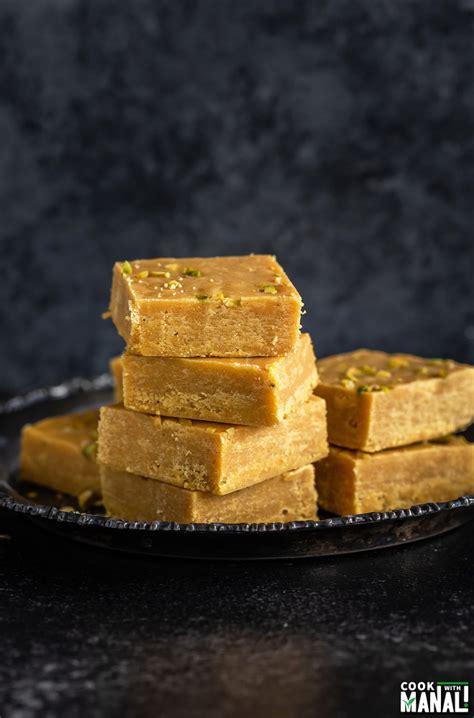 Besan Burfi - Cook With Manali