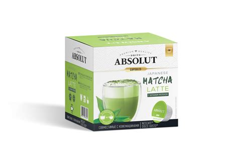 Капсулы для кофе-машин Absolut МАТЧА ЛАТТЕ с цельным молоком - «Супер ...