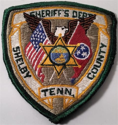 Vintage Law Enforcement Patch Sheriff's Department Shelby County ...