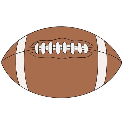 How to Draw an American Football - Easy Drawing Tutorial For Kids