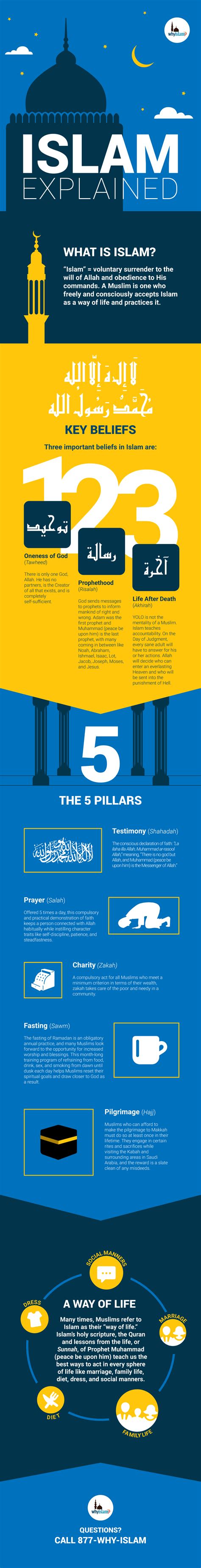 Islam Explained Infographic Facts About The Muslims The Religion Of