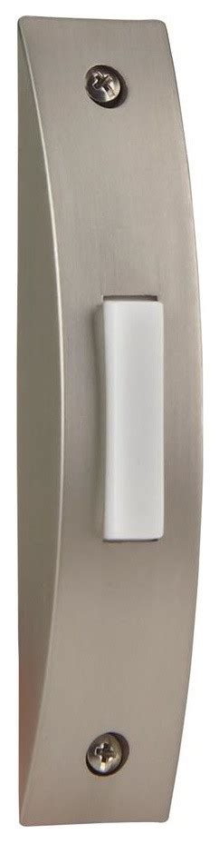 Craftmade Contemporary Surface Mount Doorbell Brushed Nickel Transitional Doorbells And