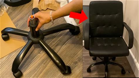 How To Assemble An Office Chair Youtube