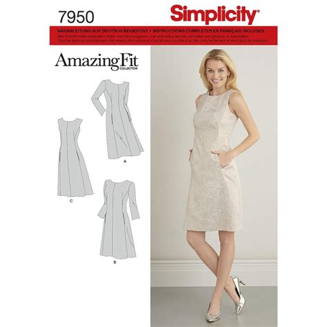 Patron Simplicity 8258 AA Robe Femme