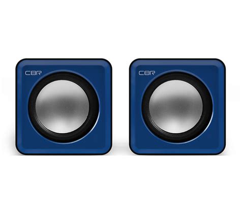 Колонки компьютерные 2.0 CBR CMS 90 Blue, 3 Вт - синие - купить с ...