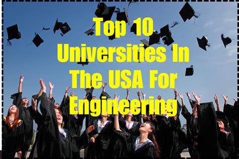 Top 10 Universities In The USA For Engineering. - RingRingHub