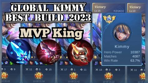 Global Kimmy Mentalsheoran MVP King Gameplay With Best Build Mlbb