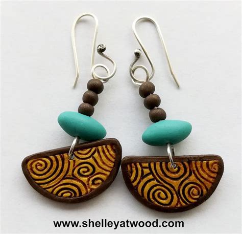 Shelley Atwood S Polymer Clay Earrings Polymer Clay Jewelry Polymer