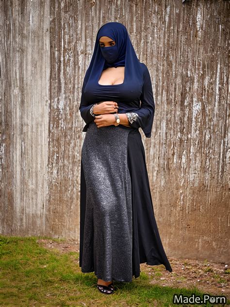 Porn Image Of Chubby Realistic Art Niqab Gigantic Boobs Woman Fully