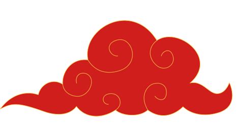 Illustrative Lunar New Year Cloud 素材 Canva可画