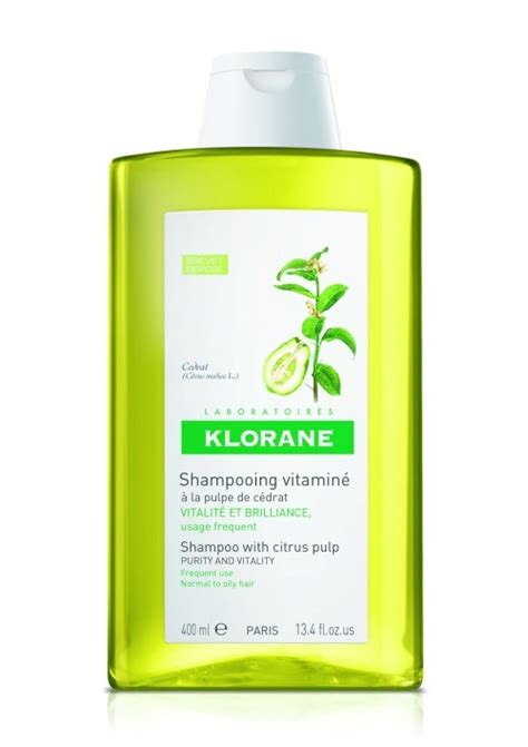 Шампунь тонизирующий Клоран / Klorane, с мякотью цитрона, бодрящим ...