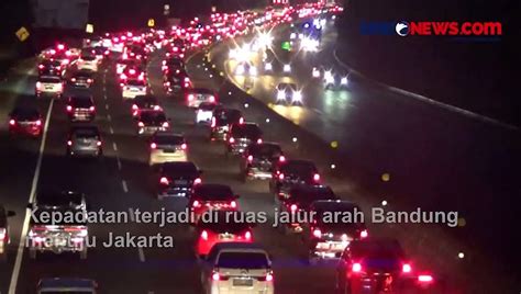 Arus Balik Libur Panjang Hari Raya Idul Adha Tol Purbaleunyi Terpantau