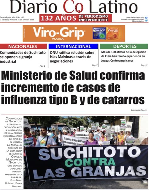 Diario Co Latino On Twitter DiarioCoLatino Ministerio De Salud