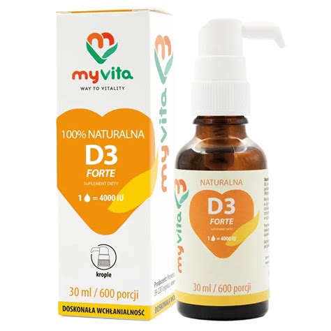 Myvita Witamina D3 Forte 4000Iu Quali D 30Ml