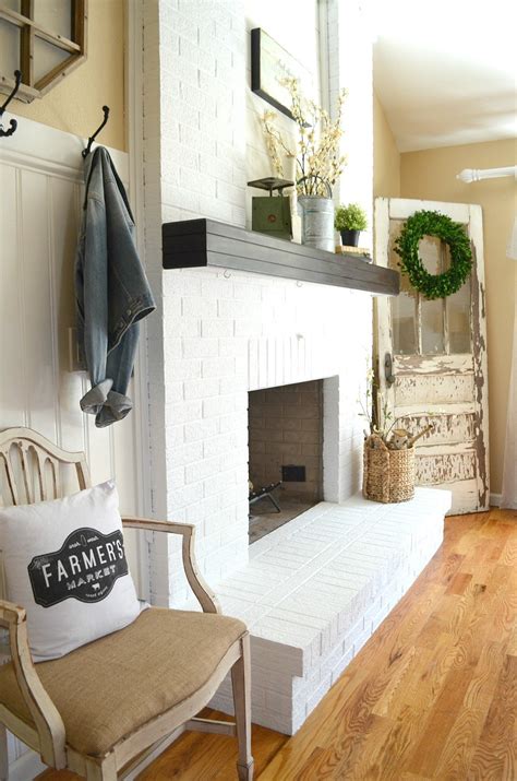 How Do You Paint A Brick Fireplace White Fireplace Guide By Linda