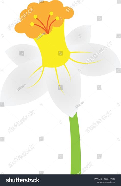 Flower Vector Illustration Flower Image Clipart Stock Vector (Royalty ...