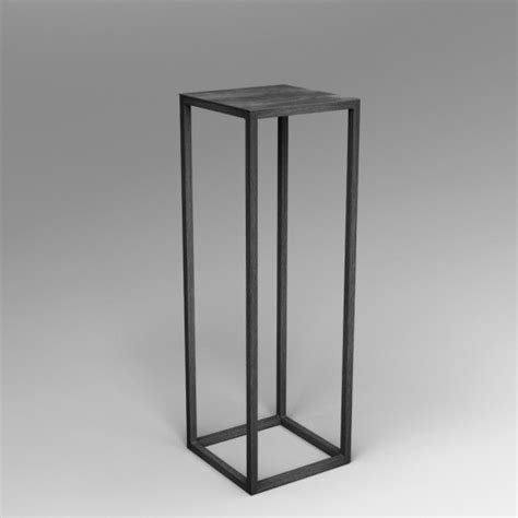 Tall Steel Frame Plinth Metal Pedestal For Fine Art Artplinths London