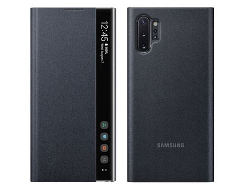 Оригінальний чохол Samsung для Galaxy Note 10 Plus Clear View Cover Black Ua