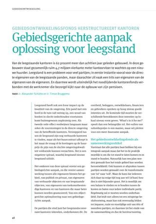 Gebiedsgerichte Aanpak Oplossing Voor Leegstand Real Estate Magazine