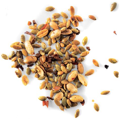 Chile Peanut and Pumpkin Seed Snack Mix Recipe | Epicurious