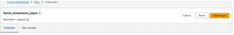 Amazon Eventbridge Pipes Timestream For Liveanalytics