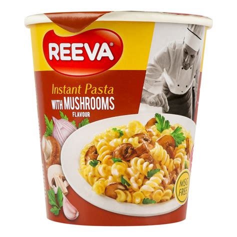 Макароны быстрого приготовления со вкусом грибов Reeva ст 70г Reeva ...