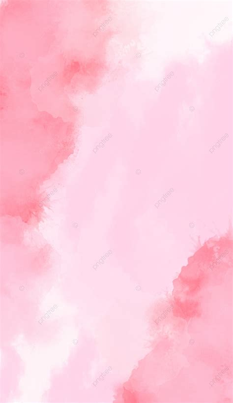 Watercolor Pink Brush Abstract For Wedding Invitation Background