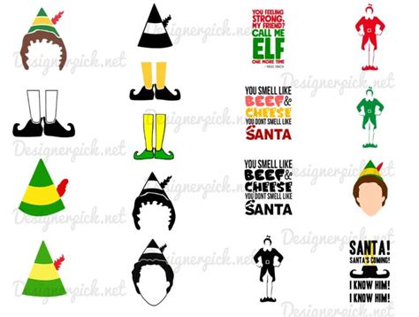 Buddy The Elf Christmas Svg Elf Christmas Svg Best Quality Design Bundle