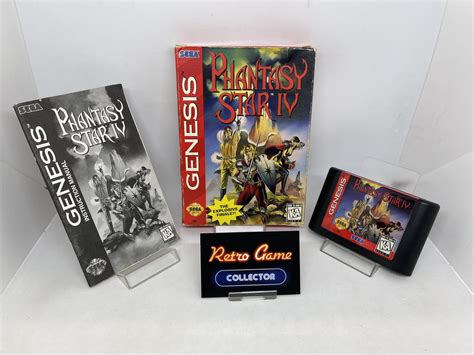 Sega Genesis Phantasy Star Iv Cib Ntsc Retro Game Collector