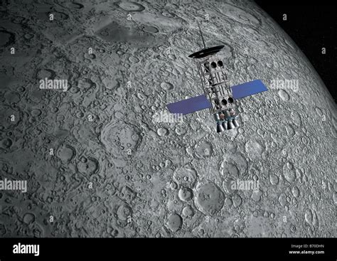 Mercury and satellite Stock Photo - Alamy