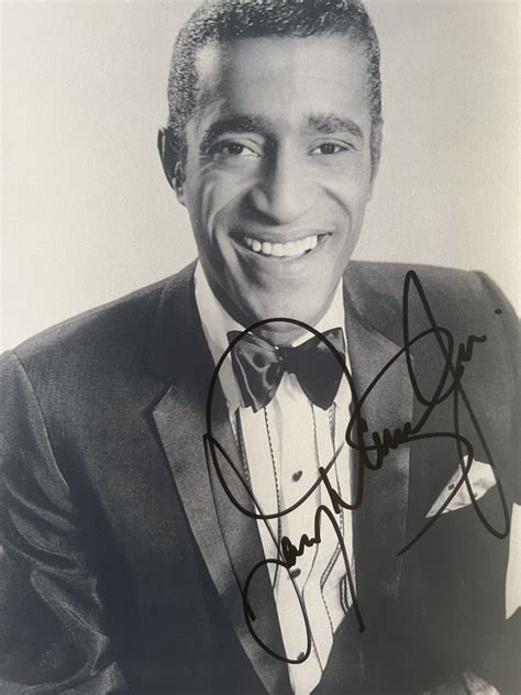 Sammy Davis Jr Signed Photo 8x10 Inches