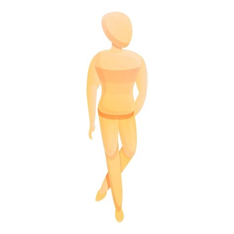 Premium Vector Cute Mannequin Icon Cartoon Of Cute Mannequin Vector