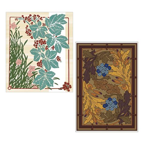 Two floral patterns suitable for marquetry | CRAFTSMANSPACE