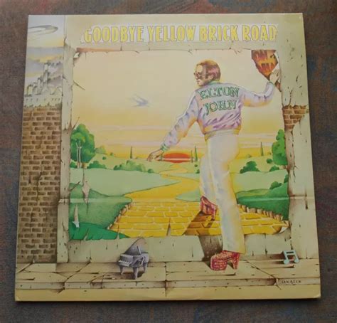 Lp Elton John Goodbye Yellow Brick Road Lp Uk Yellow Mint Eur