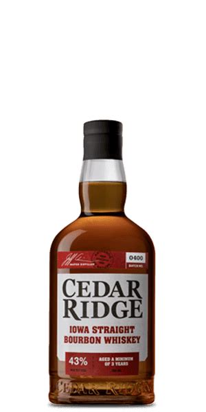 Cedar Ridge Iowa Straight Bourbon » Get Free Shipping | Flaviar