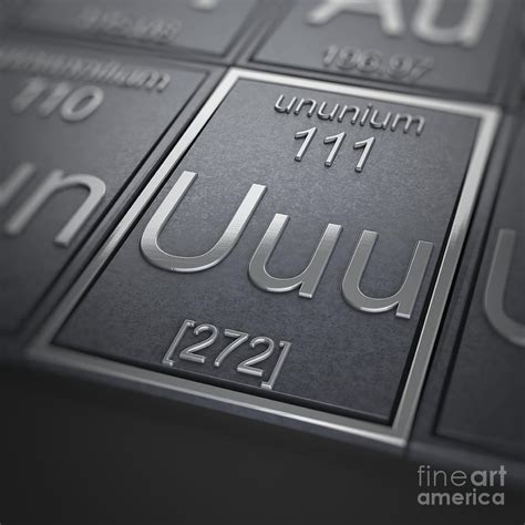 Ununium Chemical Element Photograph by Science Picture Co - Pixels