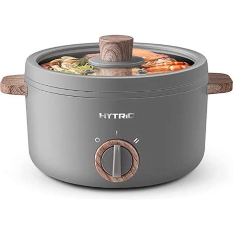 Hytric Electric Hot Pot L Portable Nonstick Frying Pan For Saute Multifunction Electric