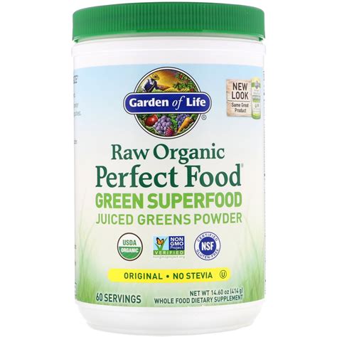 Garden of Life Garden of Life Raw Organic Perfect Food Green Superfood, 14.8 oz - Walmart.com ...