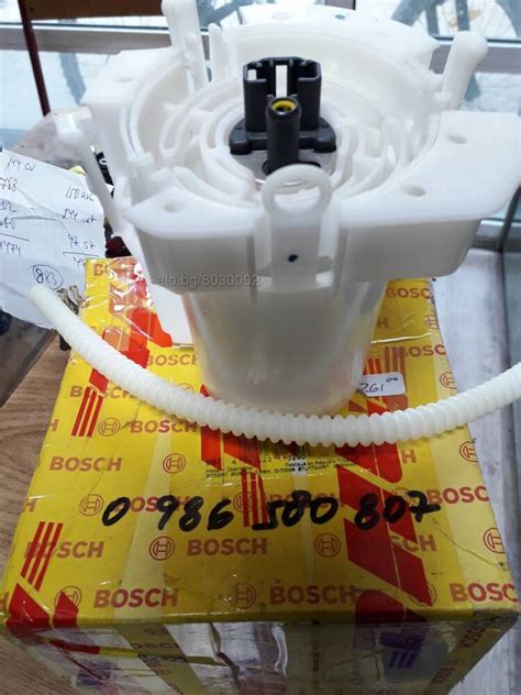 Бензинова помпа Bosch Помпи 0 986 580 807 | Резервни части, консумативи ...