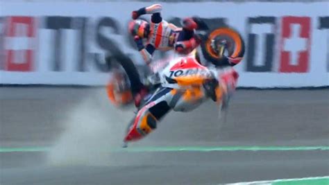 Marc Marquez Paling Banyak Crash Walau Mengikuti 12 Seri Saja