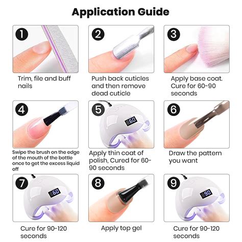 Rarjsm Esmalte De U As De Gel Color Nude Transparente Marr N Claro Rosa Tono De Piel Neutro