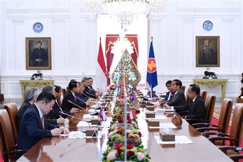 Asean Foreign Ministers Secretary General Call On The President Of