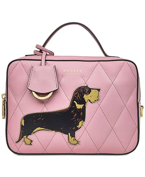 Radley Radley And Friends Small Leather Crossbody In Pink Lyst