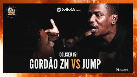 GORDÃO ZN X JUMP 2 FASE BATALHA DO COLISEU EDIÇÃO 151 YouTube