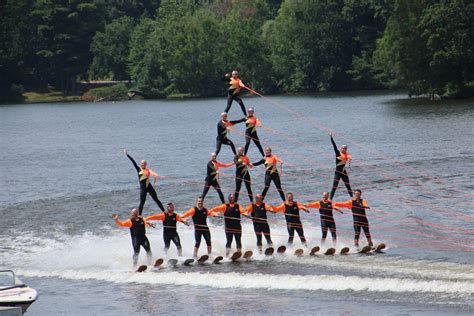 Local Water Ski Show Team Wins First Place Whitewater Banner