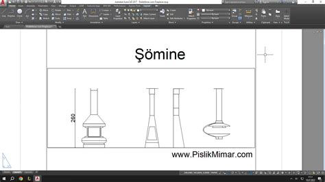 Şömine Dwg Pislik Mimar