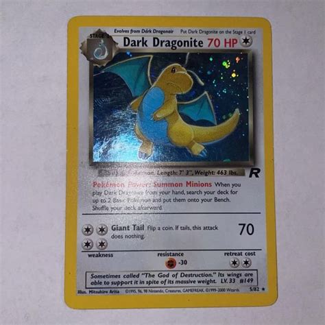 Verified Dark Dragonite Team Rocket Pokemon Cards Whatnot