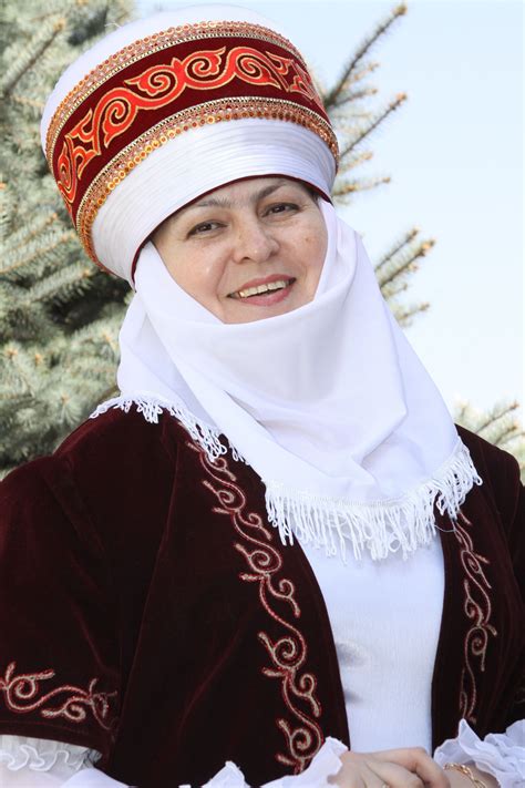 Elechek Is A Traditional Womens Headdress Worn By Married And Elderly