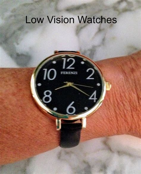 Low Vision Watches - Talking or Large Number Watches to Tell Time.